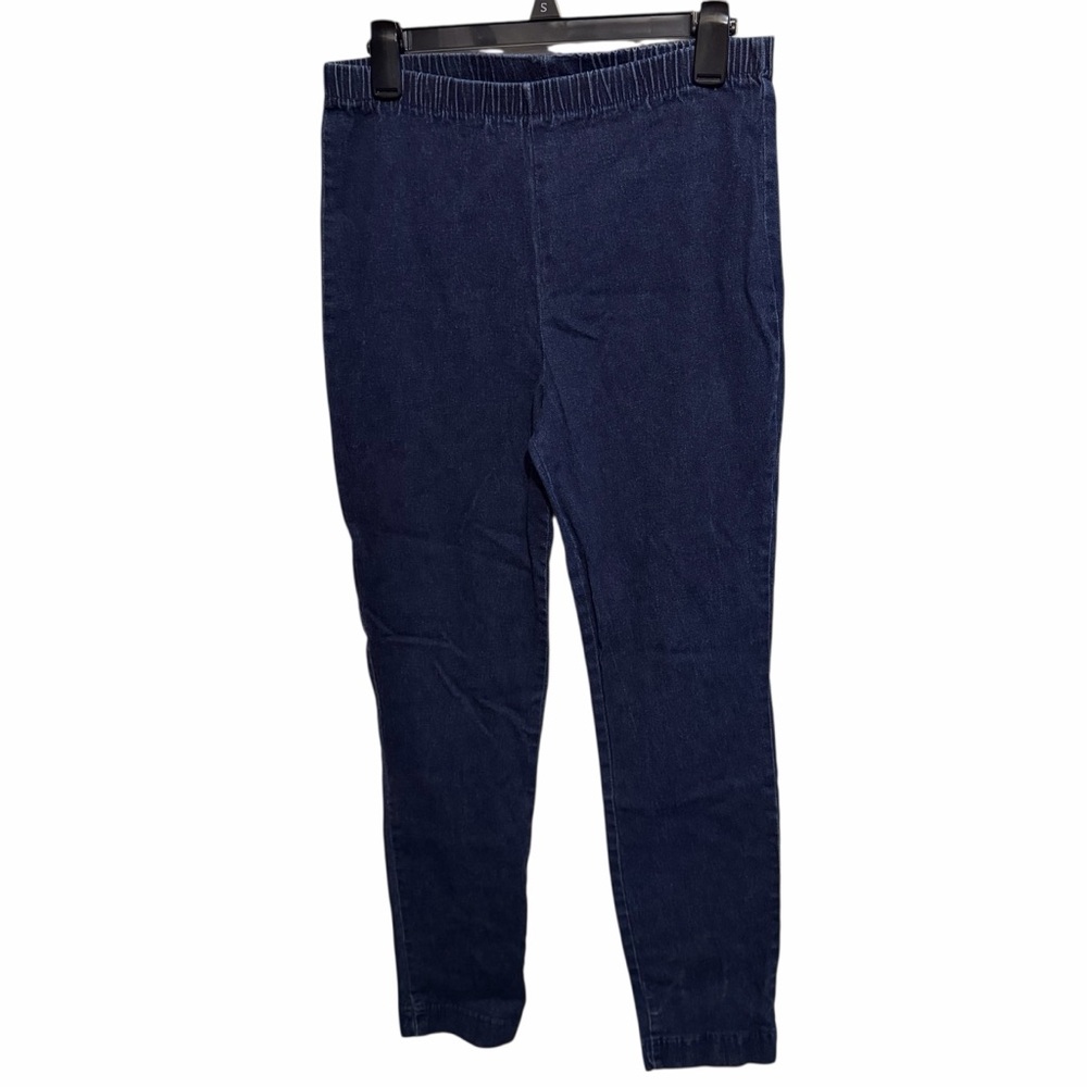 Faded Glory size    Blue Dark wash jegging high waist denim pull on leggings